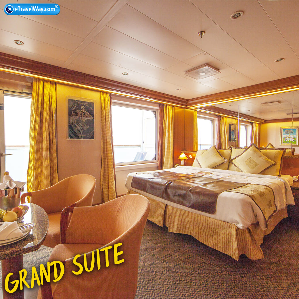 ห้องแกรนด์สวีท grand suite cabin คอสต้าเซรีน่า - Costa Serena